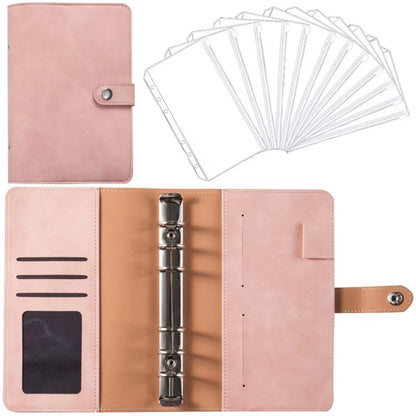 6 Cincin DIY Pengikat Notebook Cover Personal Leather Notepad Cover Diari Agenda Planner Kertas Penutup Bekalan Alat Tulis Sekolah 