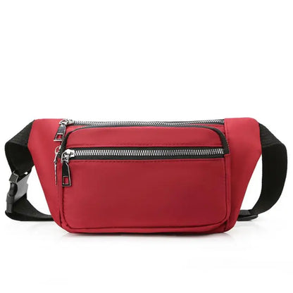 2024 Oxford Cloth Waist Bag Zipper Chest Bag Sport Travel Girl Belly Pocket Hip Bum Bag Fashion Phone Fanny Pack for Women