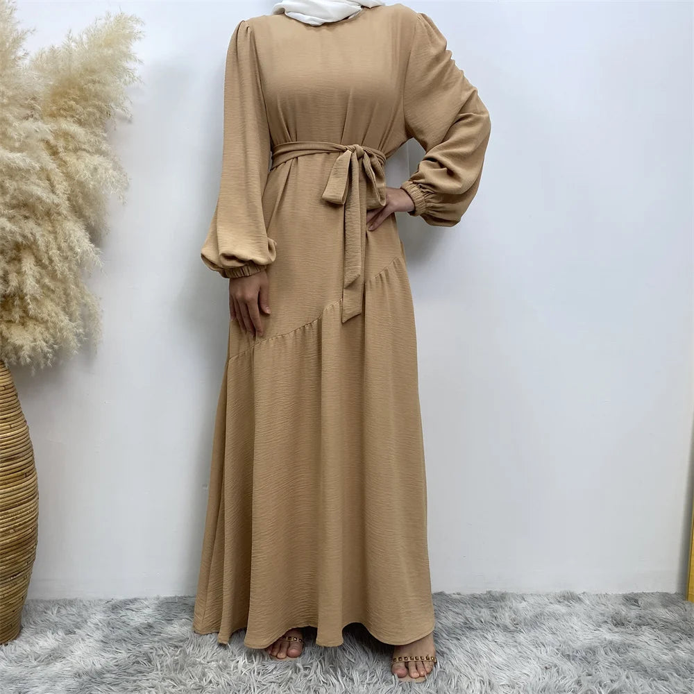 Ramadan Turkish abaya Eid al-Fitr Mubarak Abaya Muslim Fashion Dress Women's long sleeve abaya dress Islamic Vestido