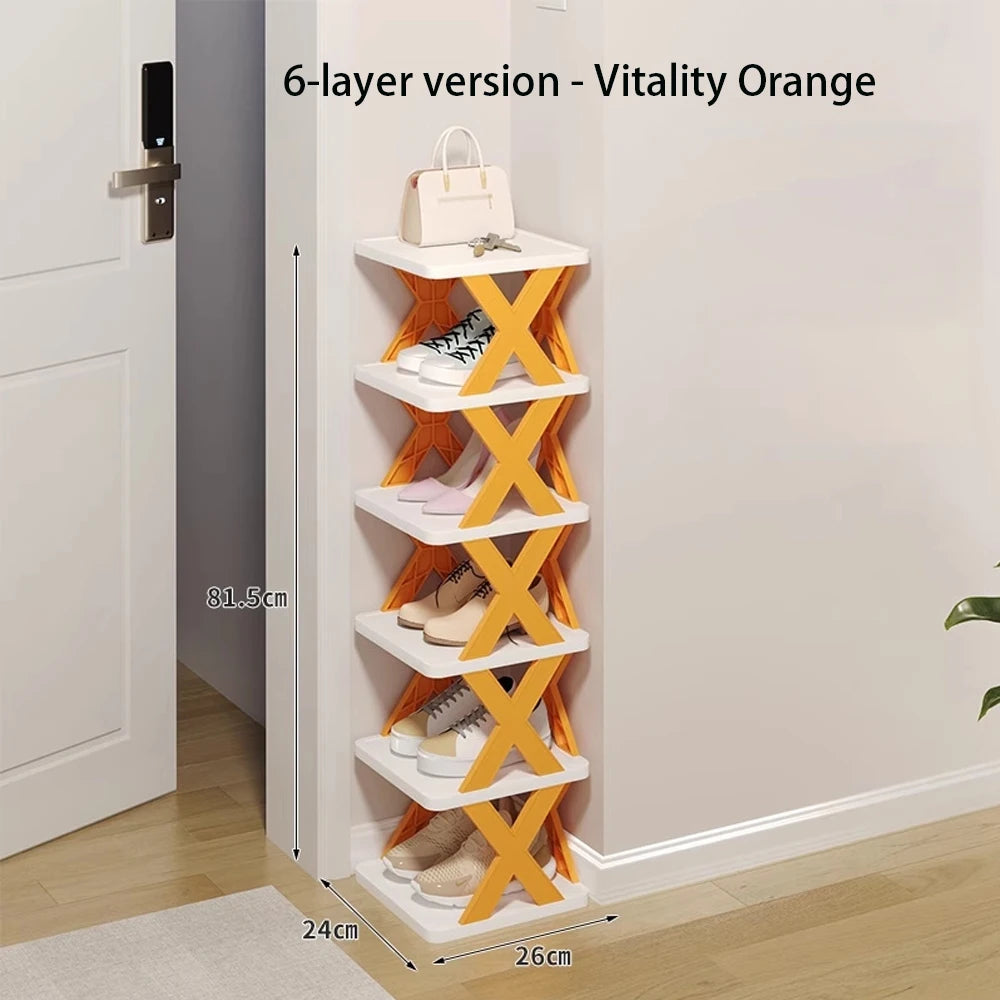 Shoes Racks Storage Organizer Detachable Shoe Racks Saves Family Household Rack Multi Layer Simple Shoes Shelf Color Cabinet