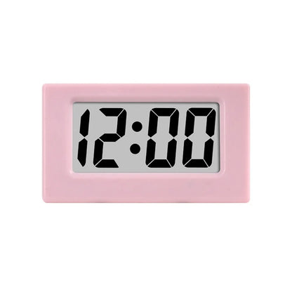 Jam kereta mini jam elektronik jam sisi katil jam hadiah jam segi tiga kecil desktop mini jam meja kecil mudah alih 