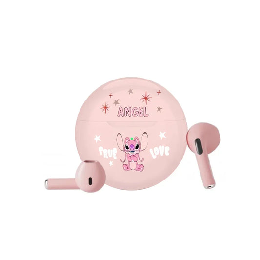 New Disney Stitch Angel High Fidelity Surround Stereo Earphones, Wireless Bluetooth Earphones, Intelligent Touch Earphones