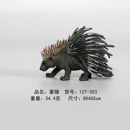 Realistic Wild Animal Models Rare Forest Animal Figurines Action Figure Toys,Malay Tapir,Anteater,Badger Model Educational Toys