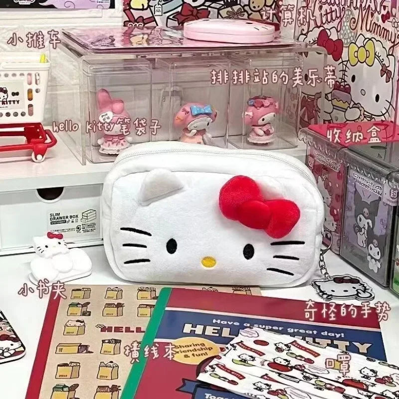 全新 Cinnamoroll 铅笔盒 Sanrio 动漫 My Melody Kuromi 学生文具收纳学校用品 Ins Kawaii 可爱礼物