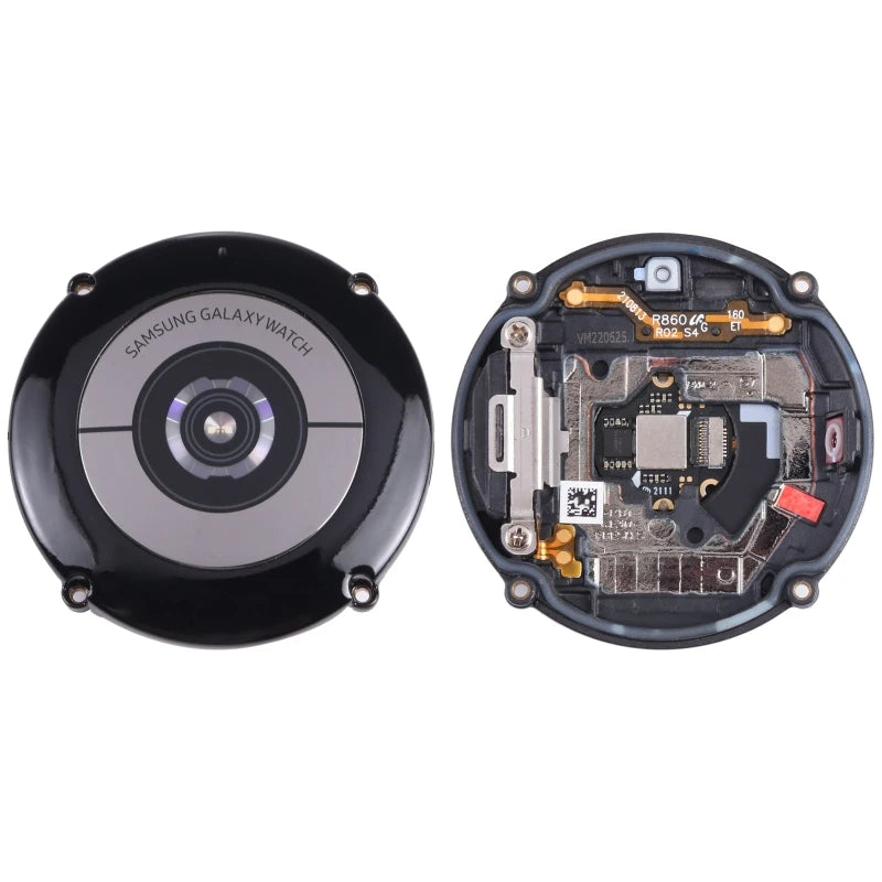 Back Cover for Samsung Galaxy Watch4 40mm SM-R860 R865/44mm SM-R870 with Heart Rate Sensor + Wireless Charging Module