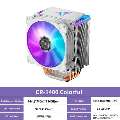 JONSBO CR1000/CR1200/CR1400 EVO CPU Cooler PC Fan Cooling CPU Fan Heatsink Tower Radiator Processor Air Cooler For AM4 1155 1700