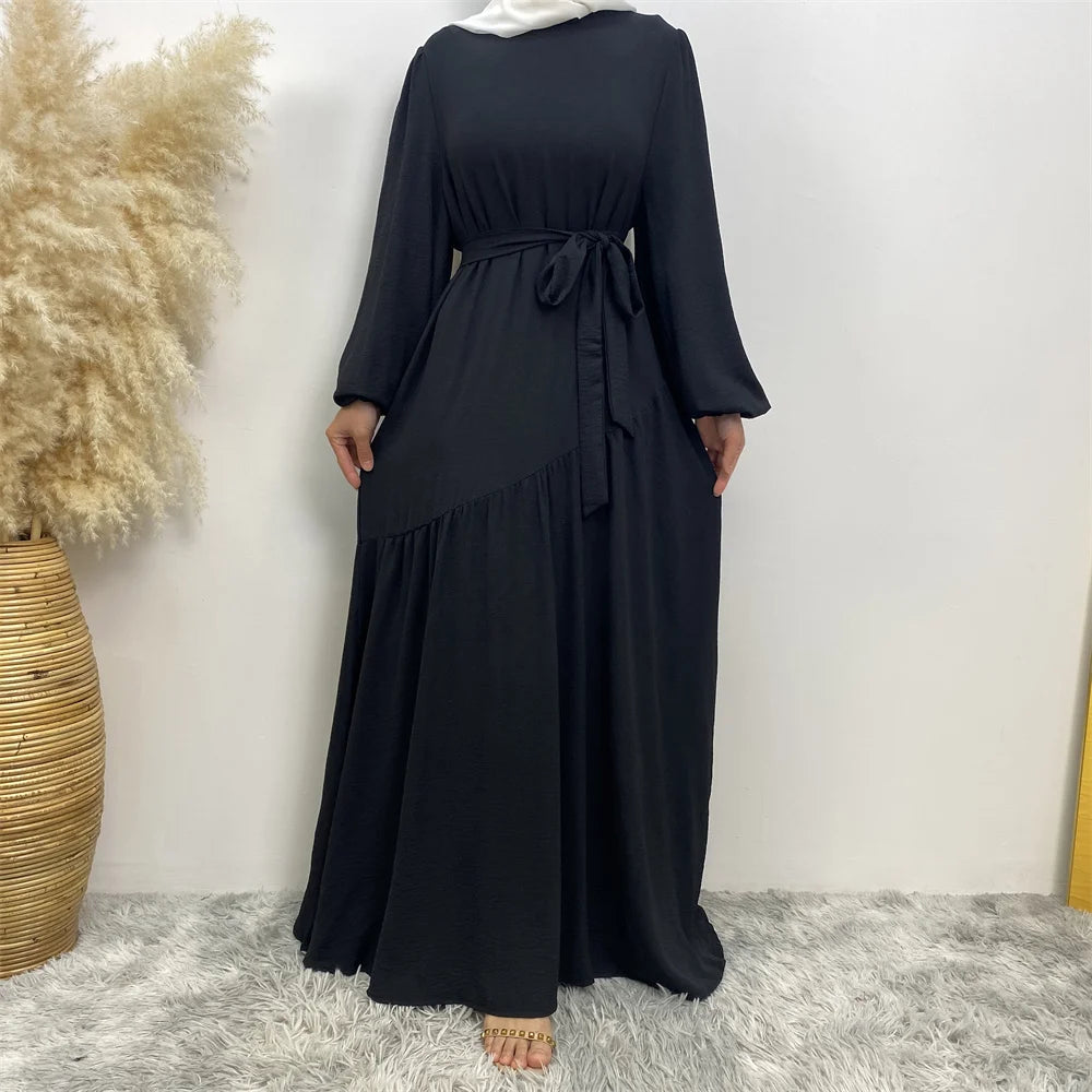 Ramadan Turkish abaya Eid al-Fitr Mubarak Abaya Muslim Fashion Dress Women's long sleeve abaya dress Islamic Vestido