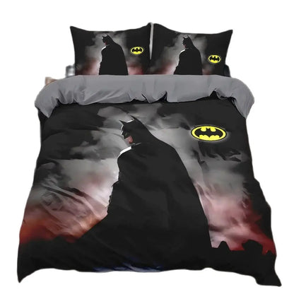 Superhero Batmans Bedding Sets,3D printing Anime Batman duvet cover,home textile comforter set soft home textile