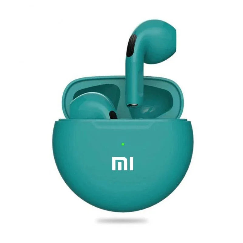 2024 Mijia Xiaomi Air Pro 6 TWS Fon Telinga Bluetooth Wayarles Pod Earbuds Fon Kepala Sukan Untuk Fon Kepala IPhone Apple Android 