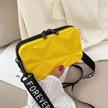 Beg Mini Bentuk Beg Wanita Trend Totes Fesyen Beg Bagasi Beg Tangan Beg Bahu Kotak Cangkang Keras Beg Beg Tangan Beg Clutch 