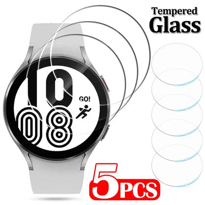 Clear Tempered Glass for Samsung Galaxy Watch 7 6 5 4 3 Pro 40mm 44mm HD Screen Protector for Samsung Watch 4 Classic 42mm 46mm