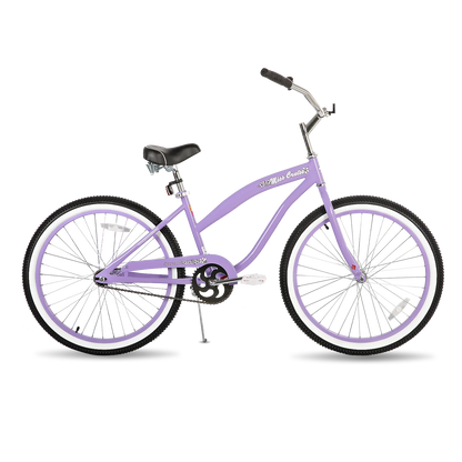 Basikal JOYSTAR 20" 24" Beach Cruiser untuk Perempuan, Lelaki, Lelaki dan Wanita, Basikal Cruiser Kanak-Kanak Laju Tunggal dengan Brek Coaster, Mul 