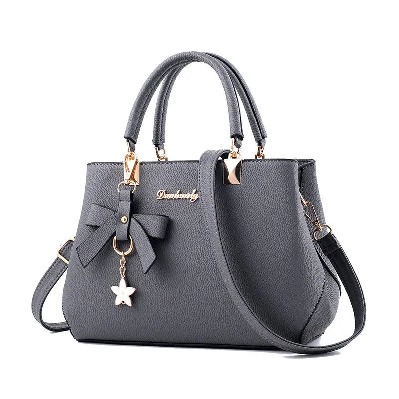 Beg Tangan Elegan Klasik, Beg Satchel Pemegang Atas Wanita, Dompet Crossbody 