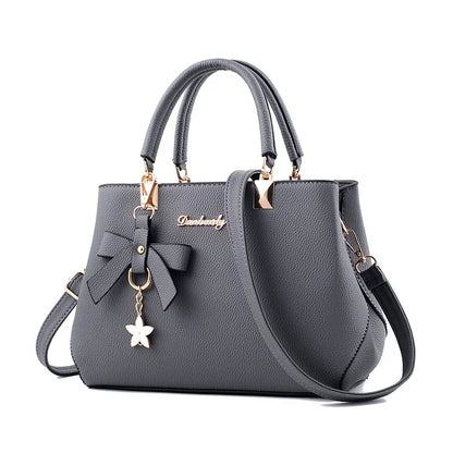 Beg Tangan Elegan Klasik, Beg Satchel Pemegang Atas Wanita, Dompet Crossbody 