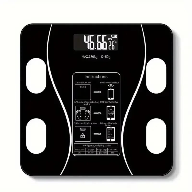 1pc Weight Scale, Household Small Electronic Scale, Precise Charging, Human Body Scale, Household Body Fat Scale