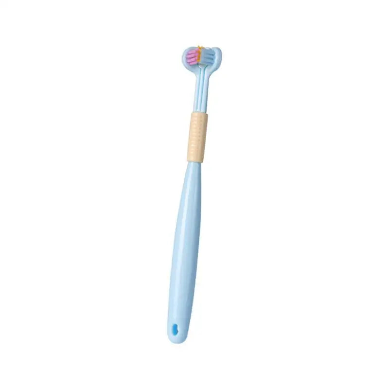 Three Sided Soft Hair Tooth Toothbrush Adult Children Toothbrush Ultra Fine Soft Bristle Oral Care Safety Teeth Brush Cleaner