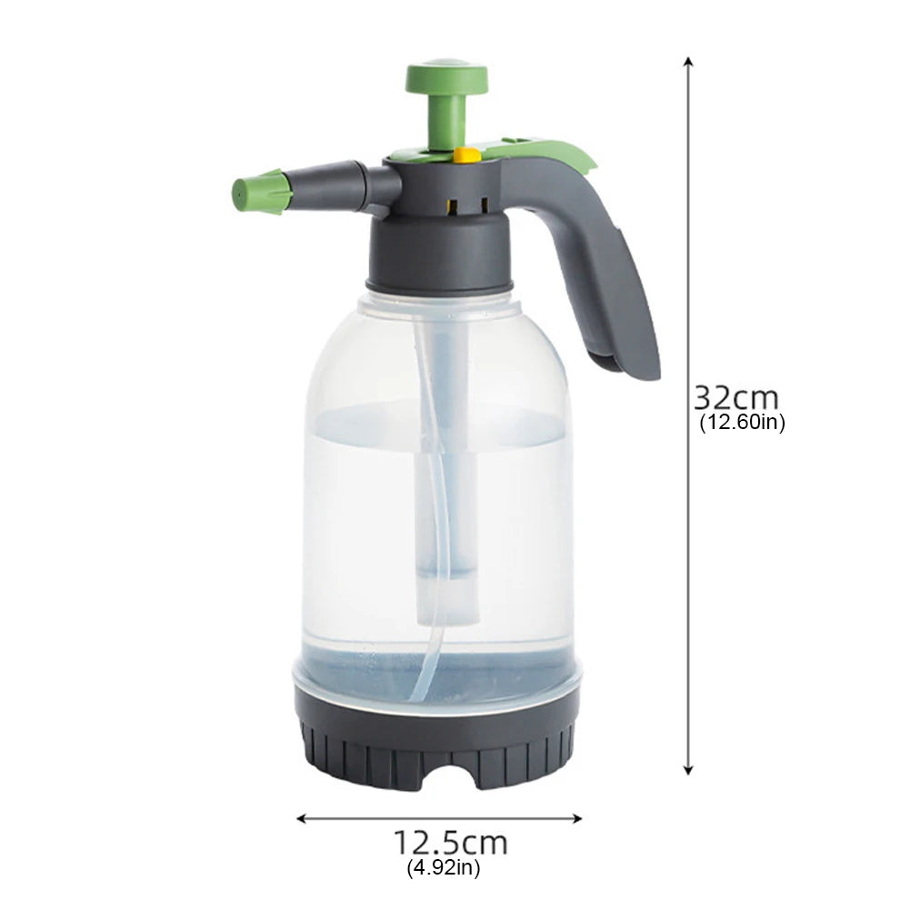 2/3L Hand Pump Water Sprayer Car Washing Pressure Spray Pot Air Pump Pressurized Plant Spray Bottle Watering Can Gardening Tools