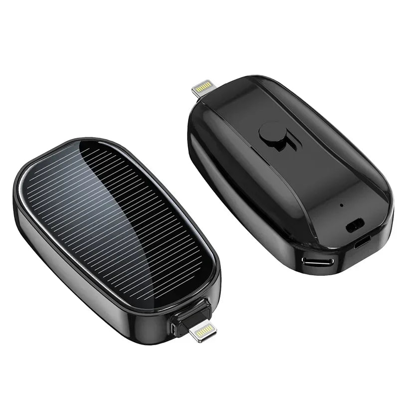 Emergency Power Bank Promotional Disposable Small Capacity 5w Quick Charging Outdoor Travel Capsule Solar Power Bank