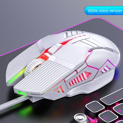 New USB Mouse Computer Wired Mouse Gaming Wired Mouse Glow Mute Mouse Office Gaming Universal PC Mouse Gamer Laptop Accessories