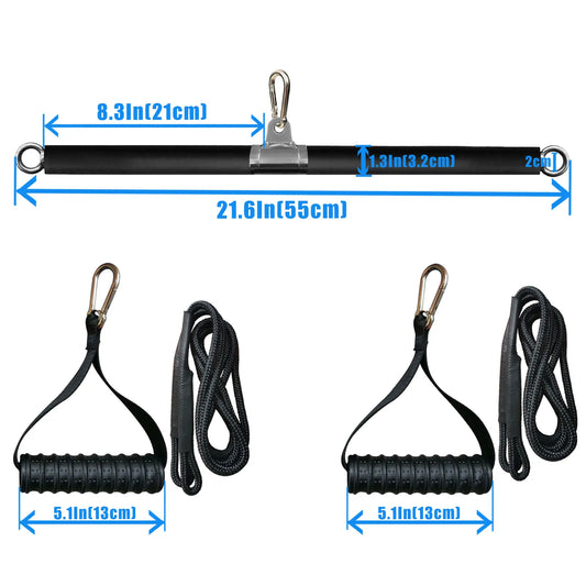 Lampiran Tarik Turun Kabel LAT Tidak Boleh Ditanggalkan untuk Bar Jalur Rintangan Bar Lurus Gim untuk Latihan Angkat Berat
