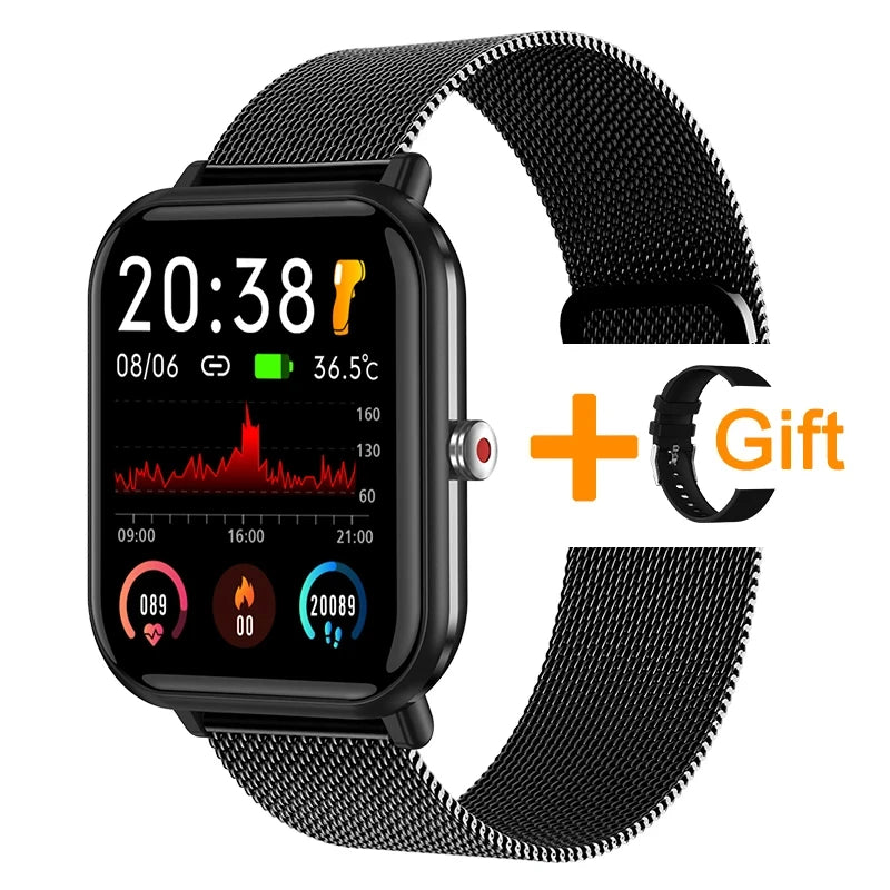 2023 New Smart Watch Men Blood Oxygen Monitoring Sports Fitness Watch Man Woman Body Temperature Monitor Smart Watch For Xiaomi