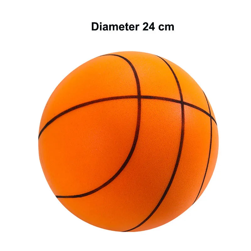 New Silent Basketball PU High Density Foam Mute Ball Size 3/5/7 Indoor Bouncing Basketball Quiet No Noise Children Sports Toys