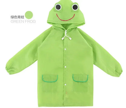 Cartoon Animal Style Waterproof Kids Baby Raincoat for Children Rain Coat Rainwear Student Poncho Rain Coat Kids