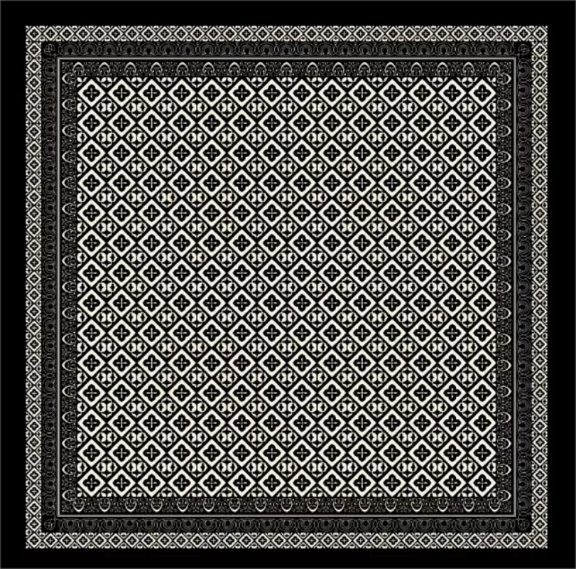 Summer new 2024 Middle East Malay headscarf wrapped with Bali yarn strong twist Tencel cotton comfortable square scarf