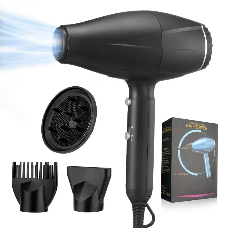 2500W Powerful Professional Hairdryer Hairdressing Salon Home Use Negative Ion Hairdryer Fast Drying  You deserve it! hair dryer