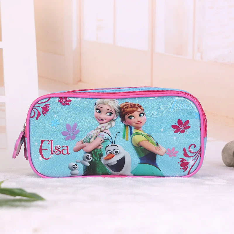 Paw Patrol Pencils Cases Cartoon Frozen Princess Sophia Marvel Avengers Spiderman Cars Student Pvc Pencil Bags School Supplies