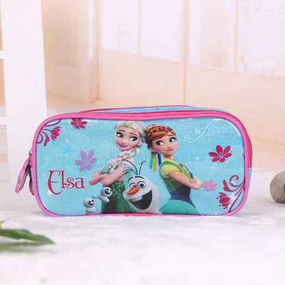 Paw Patrol Pencils Cases Cartoon Frozen Princess Sophia Marvel Avengers Spiderman Cars Student Pvc Pencil Bags School Supplies