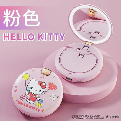 Sanrio Hello Kitty mobile power bank power bank makeup mirror hand warmer three-in-one Kuromi portable multi-function power bank