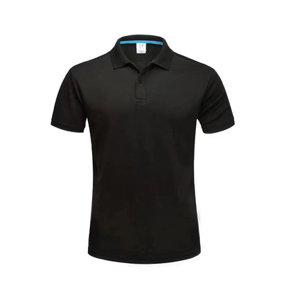 Plain Dry Fit Polo T Shirts Men Breathable Polyester Golf Shirt Unisex Quick Dry Sport Collar T-shirt Camisas Polos Para Hombres