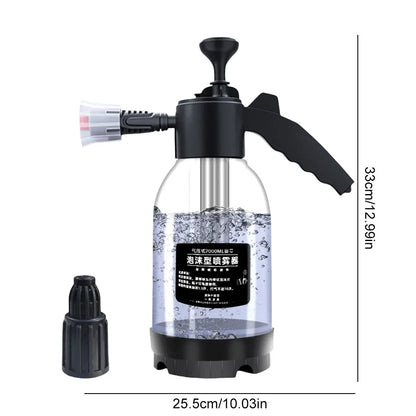 2/3L Hand Pump Water Sprayer Car Washing Pressure Spray Pot Air Pump Pressurized Plant Spray Bottle Watering Can Gardening Tools