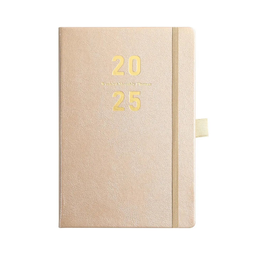 Diary Notebook A5 2025 Agenda Planner Notebook Paper Simple 2025 Journal Notebooks Creative 176 Pages 365 Days Notepad Student