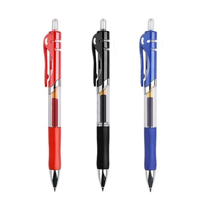 0.5mm Gel Pens Set Black Blue Red Refills Ballpoint Pens Bullet Tip School & Office Supplies Stationery Kawaii Accessories