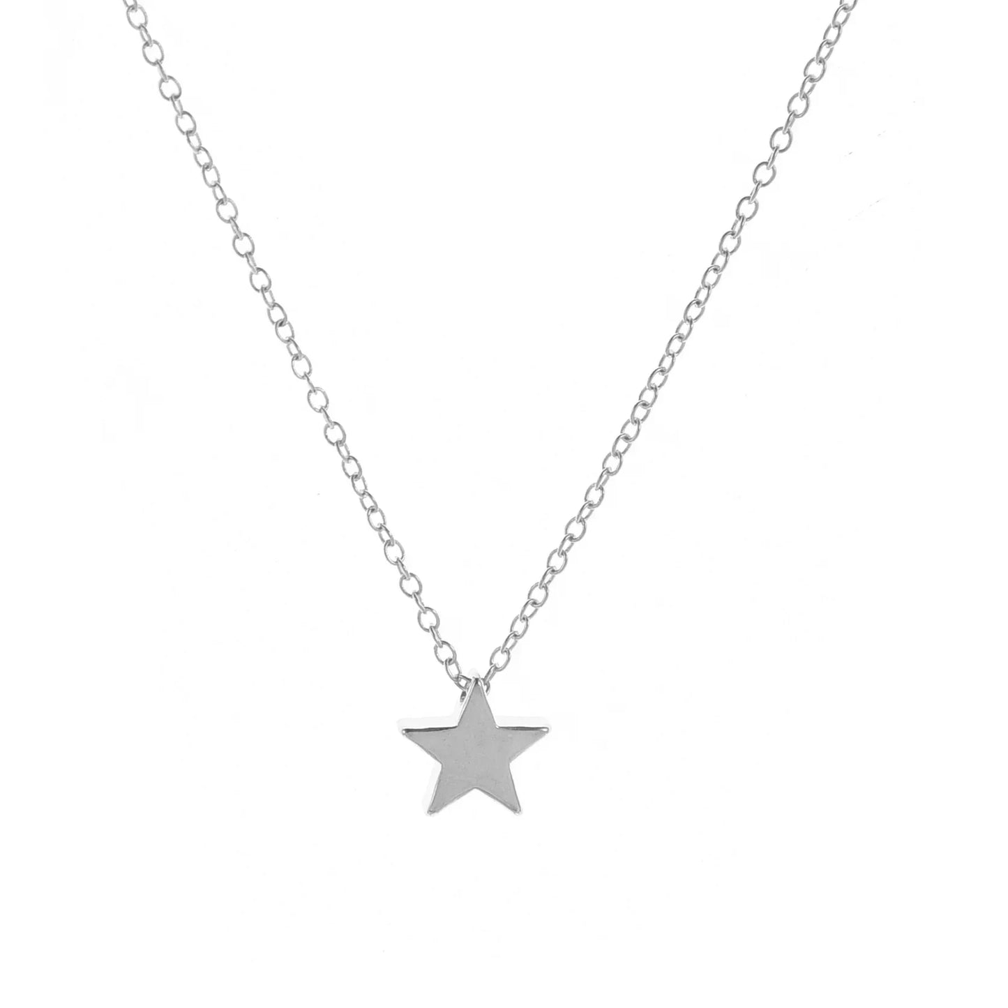 Steel Star Pendant Necklace for Men Women Y2K Hip Hop Cool Hot Girls Beads Chains Choker Korean Fashion Jewelry