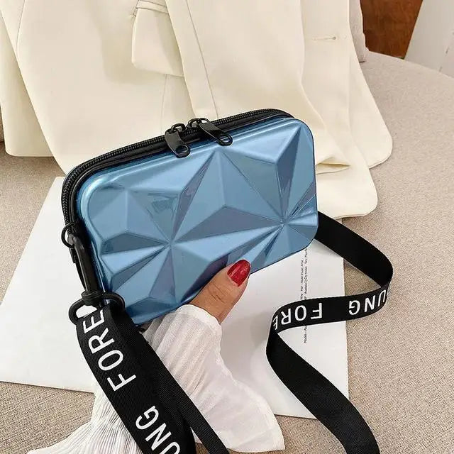Beg Mini Bentuk Beg Wanita Trend Totes Fesyen Beg Bagasi Beg Tangan Beg Bahu Kotak Cangkang Keras Beg Beg Tangan Beg Clutch 