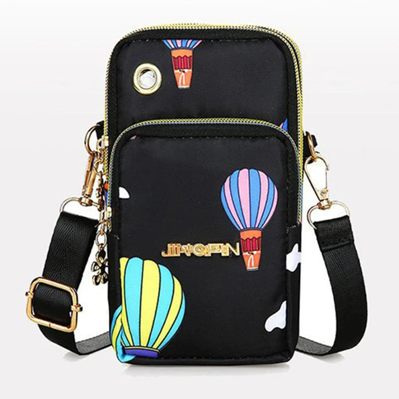 Buylor Cheap Women Shoulder Bag Free Shipping Mobile Phone Crossbody Bags Fashion Cell Phone Pouch 3 Layer Wallet Aesthetic Bags