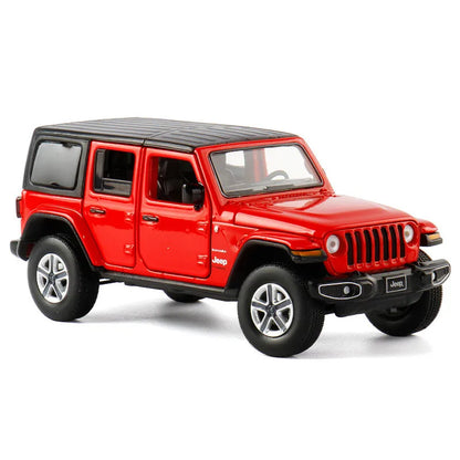 1/32 Jeep Grand Cherokee Trackhawk Model Kereta Mainan JKM Diecast Metal SUV Hadiah Koleksi Bunyi &amp; Cahaya Miniatur Untuk Kanak-kanak Lelaki 