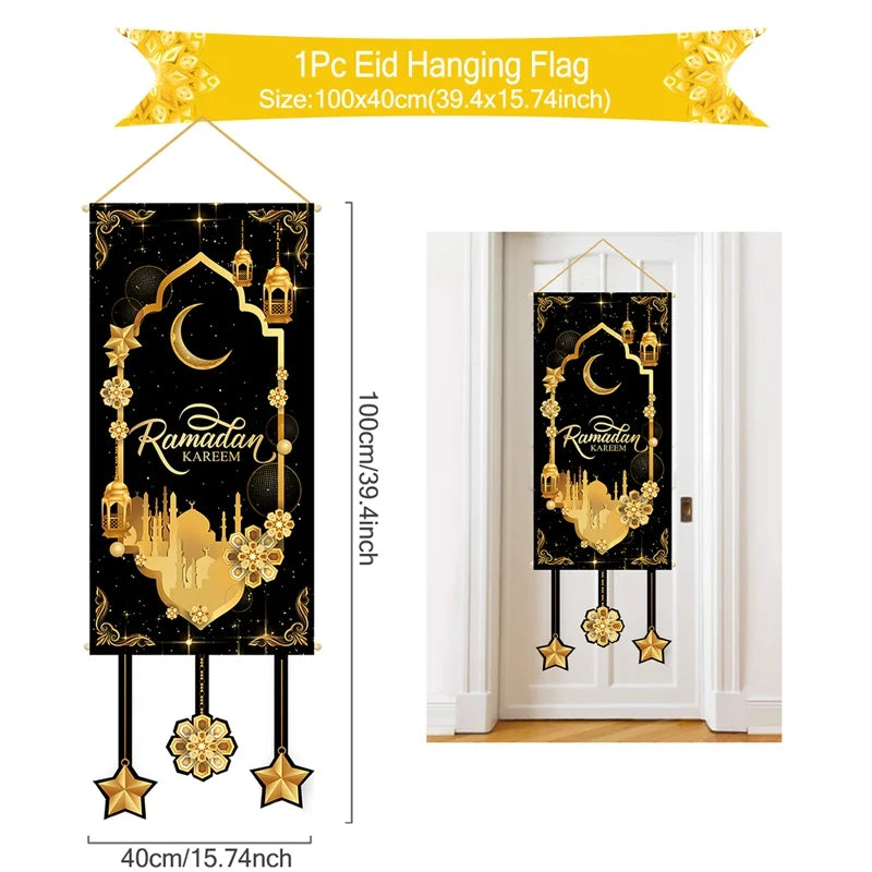 Bendera Gantung Ramadan Hiasan Ramadan 2024 Untuk Rumah Kareem Aid Eid Mubarak Muslim Islamic Festival Bekalan Pesta Aidilfitri 