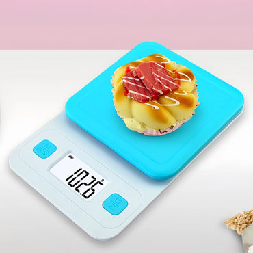 Cute Style Kitchen Scale,pink/blue Optional,portable Household Food Scale for Baking, Cake,food Weighing,HD Display Screen