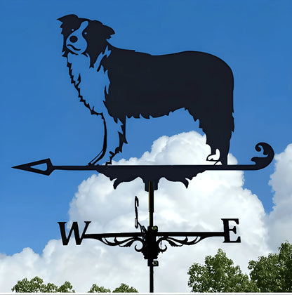 Garden Decorations Outdoor Wind Vane Greenhouse Garden Supplies Witch Dog Sailboat Eagle Rooster Weather Vane Shed Roof Iron Art