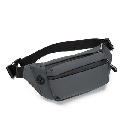 Men Chest Bag Fashion Trend Shoulder Breast Belt Bag Sports Husband Sports Waterproof Travel Sling Side Chest Bag for Men Pouch