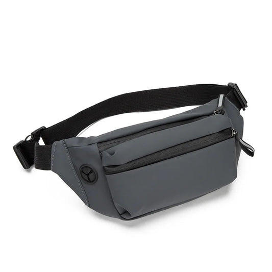 Men Chest Bag Fashion Trend Shoulder Breast Belt Bag Sports Husband Sports Waterproof Travel Sling Side Chest Bag for Men Pouch