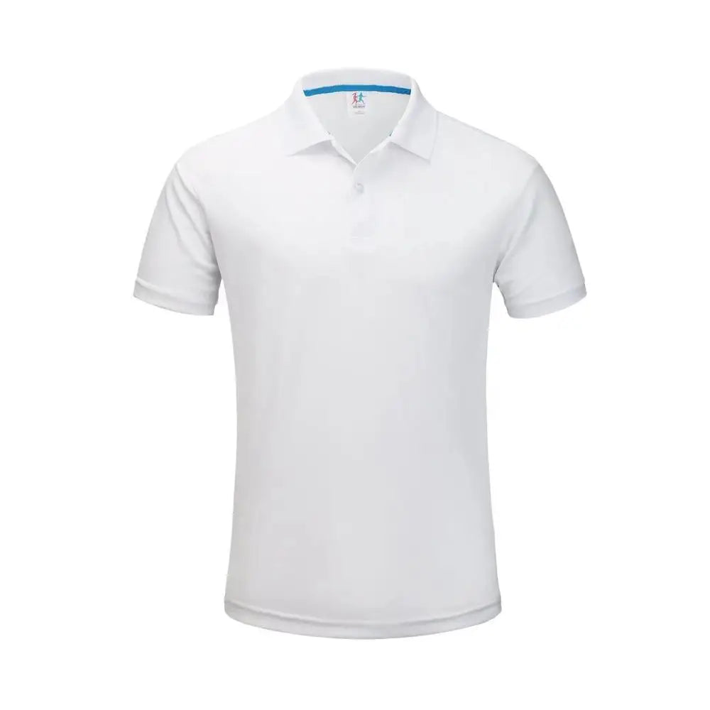 Plain Dry Fit Polo T Shirts Men Breathable Polyester Golf Shirt Unisex Quick Dry Sport Collar T-shirt Camisas Polos Para Hombres