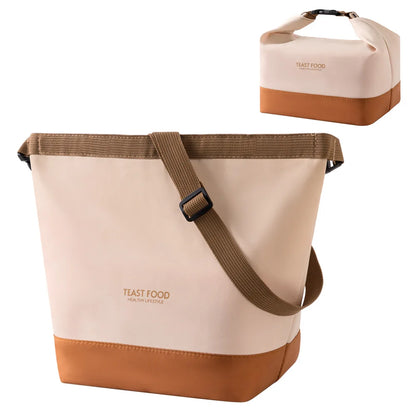 Portable Lunch Bag for Women Insulated Lunch Box Tote Waterproof Office Food Shoulder Bags Cooler Bag Thermal Bag Bento Pouch