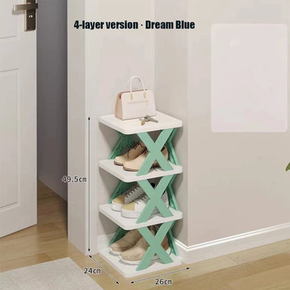 Shoes Racks Storage Organizer Detachable Shoe Racks Saves Family Household Rack Multi Layer Simple Shoes Shelf Color Cabinet