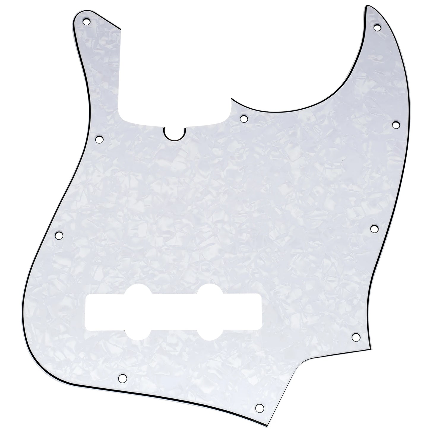 Musiclily Pro 10 Lubang Gaya Moden J Bass Pickguard untuk 4 String American Jazz Bass