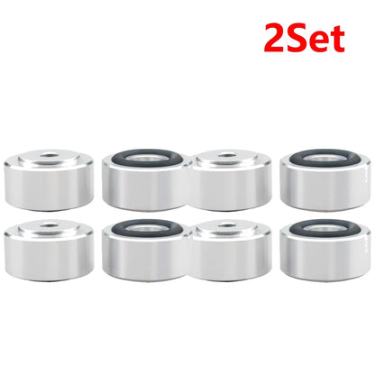 4/8Pcs HIFI Speaker Spikes Stand Feet Pad Aluminum Alloy Speaker Isolation Stand Feet Pad Speaker Feet Pad for Speaker DAC